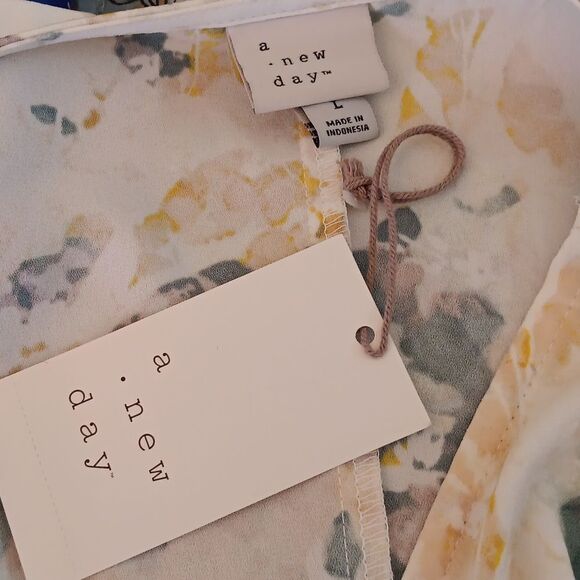 NWT A New Day Ruffled Shift Dress - Picture 7 of 10